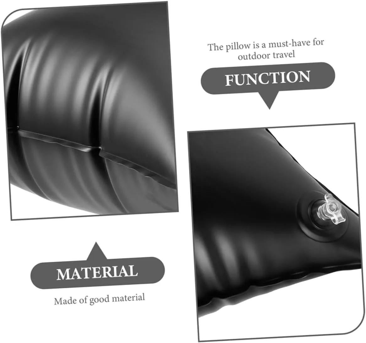 Unomor Portable Sofa Cushion Inflatable Pillow Insert Waterproof Outdoor Pillow Inserts for Car Camping Travel