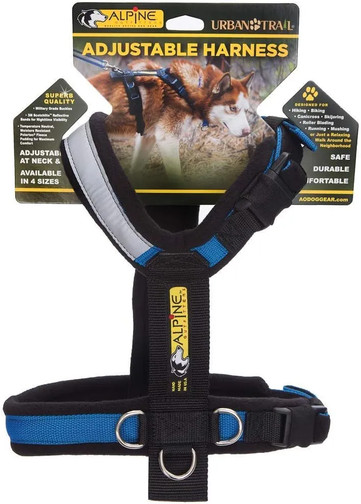Urban Trail Adjustable Harness (Large, Teal)