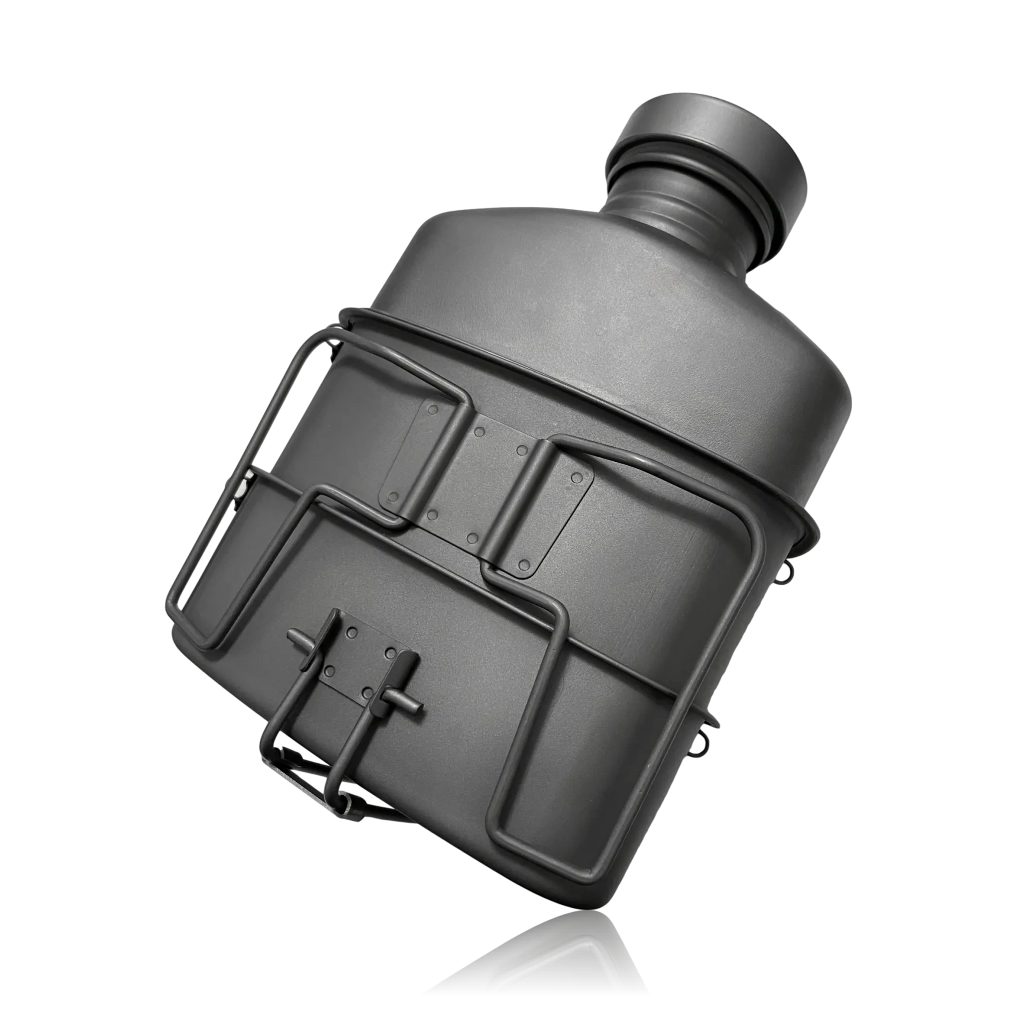 Valtcan Titanium EndurePro Canteen with Mess kit Water Bottle Set Hydrate for Survival 1.1L, 750ml, 400ml Lunchbox cup with lid and Carrying Case 350g