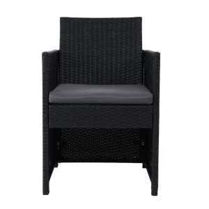 Venetia - 2PC Outdoor Dining Chairs Patio Rattan Hugo