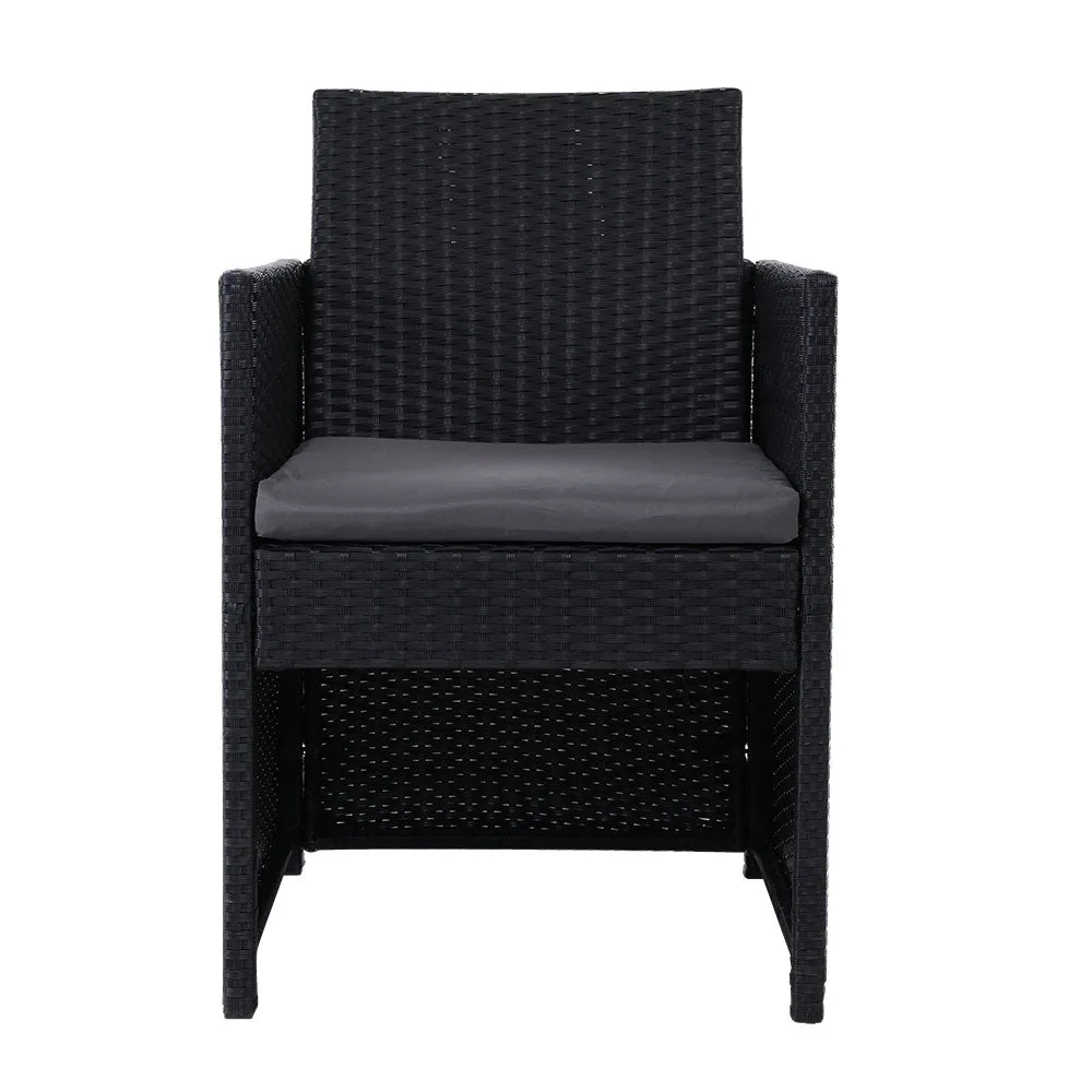 Venetia - 2PC Outdoor Dining Chairs Patio Rattan Hugo