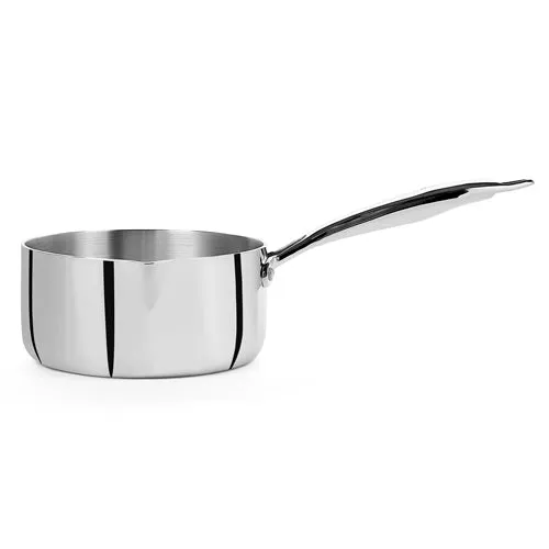 VINOD Doniv Titanium Triply Stainless Steel Milk Pan 14 cms, Capacity 1.00 Liter