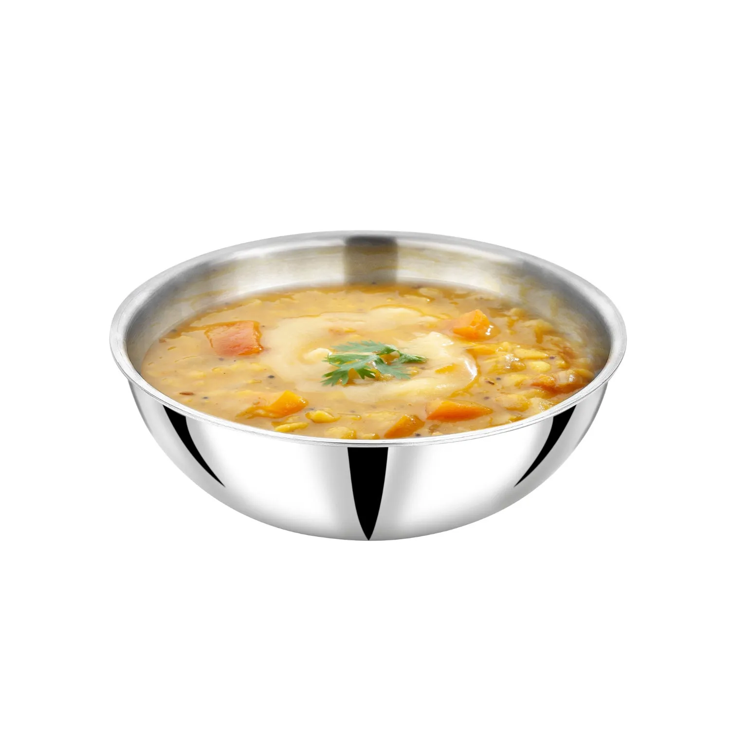 VINOD Doniv Titanium Triply Stainless Steel Tasla 28 cms, 4.00 Liter Capacity, Induction Friendly