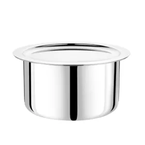 VINOD Doniv Titanium Triply Stainless Steel Tope with Cover 14 cms, 900 ml Capacity, Induction Friendly