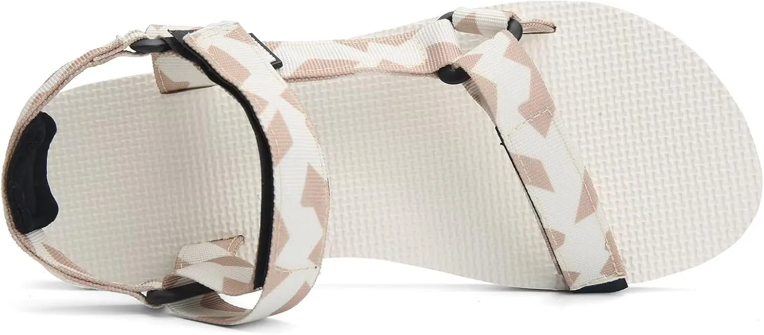 WateLves Womens-Sport-Sandals Outdoor Hiking Sandals with-Arch-Support Comfortable Webbing-Water-Athletic Beach-Sandals for Travel-Walking-Trekking-Camping