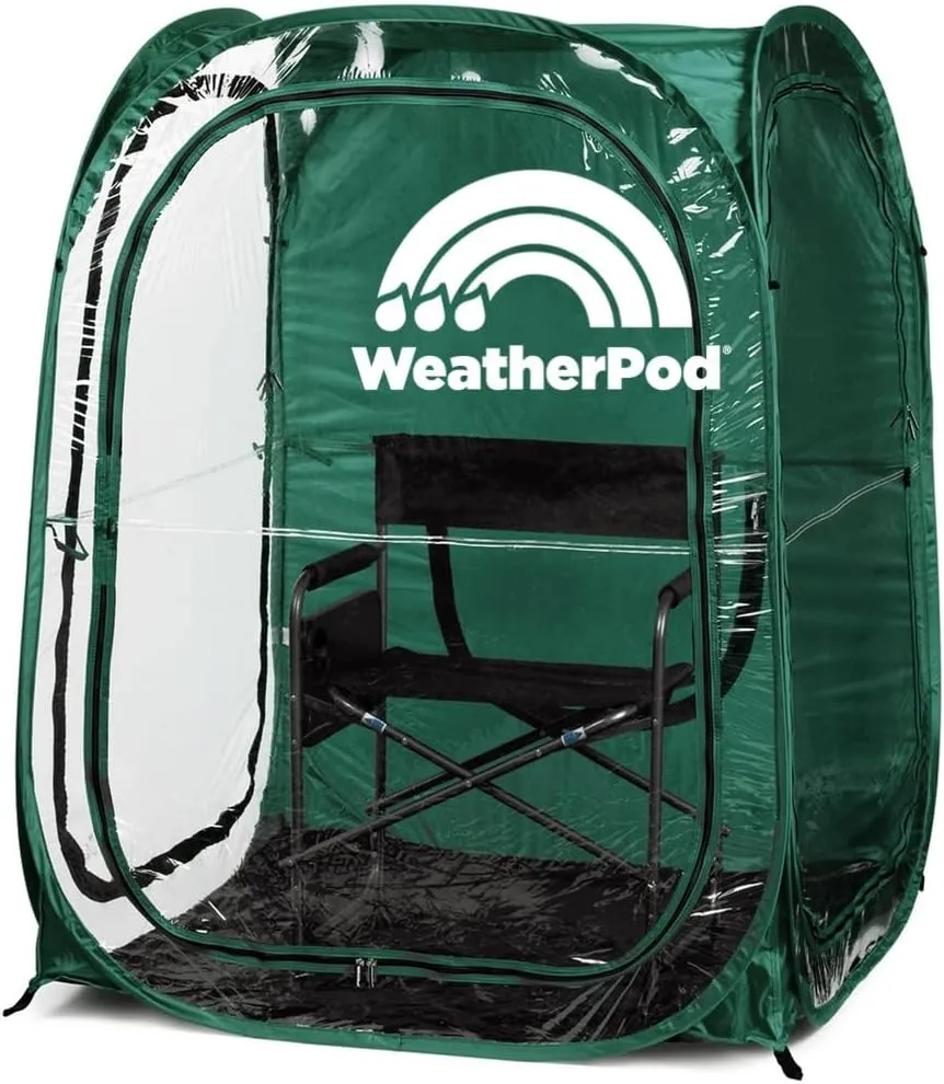 WeatherPod® The Original Shark Tank MyPod™ 1-2 Person Pop-Up Pod - Stay Warm, Dry, and Out of The Sun - Weather Pod for Sports, Rain, or Wind