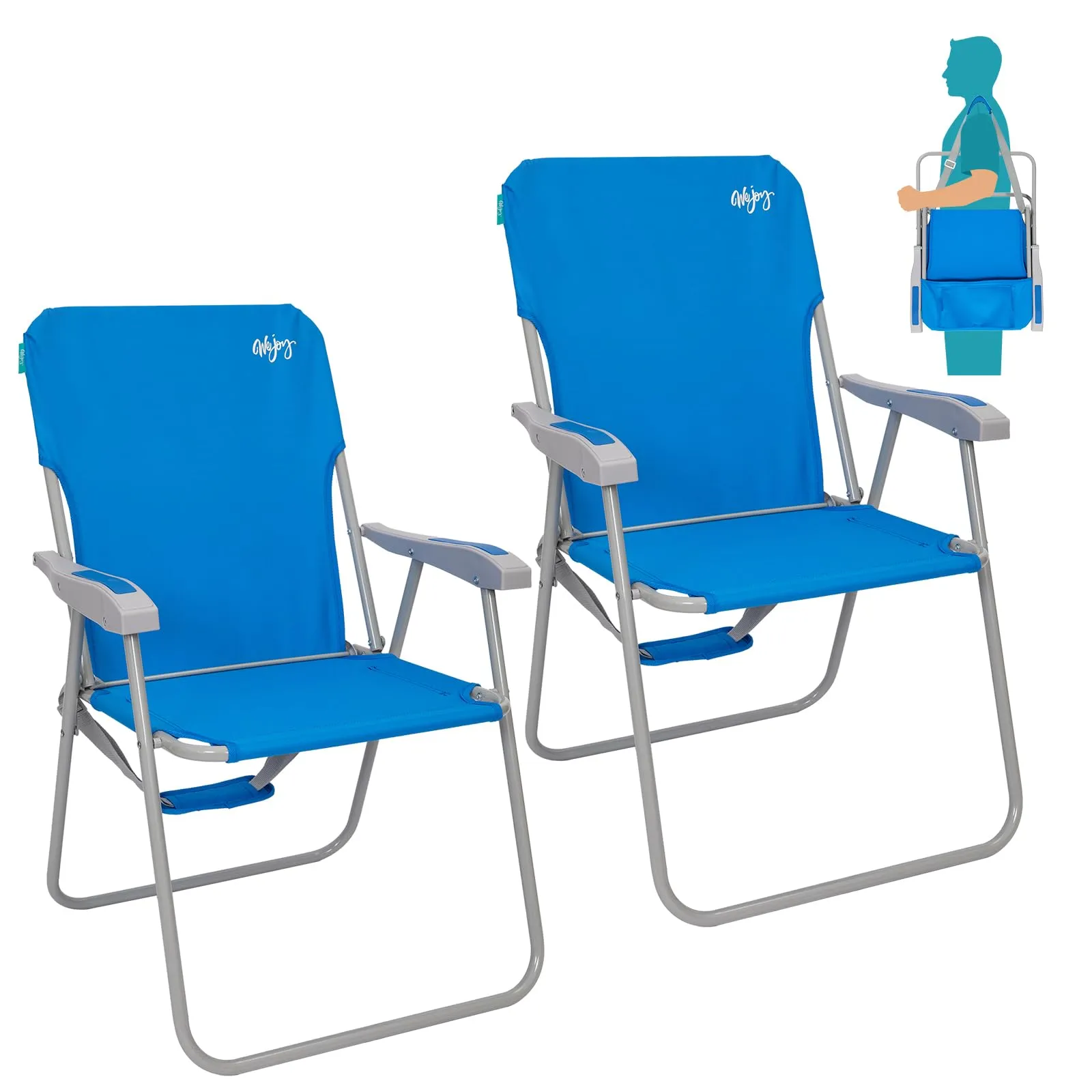 WEJOY Tall Beach Chair
