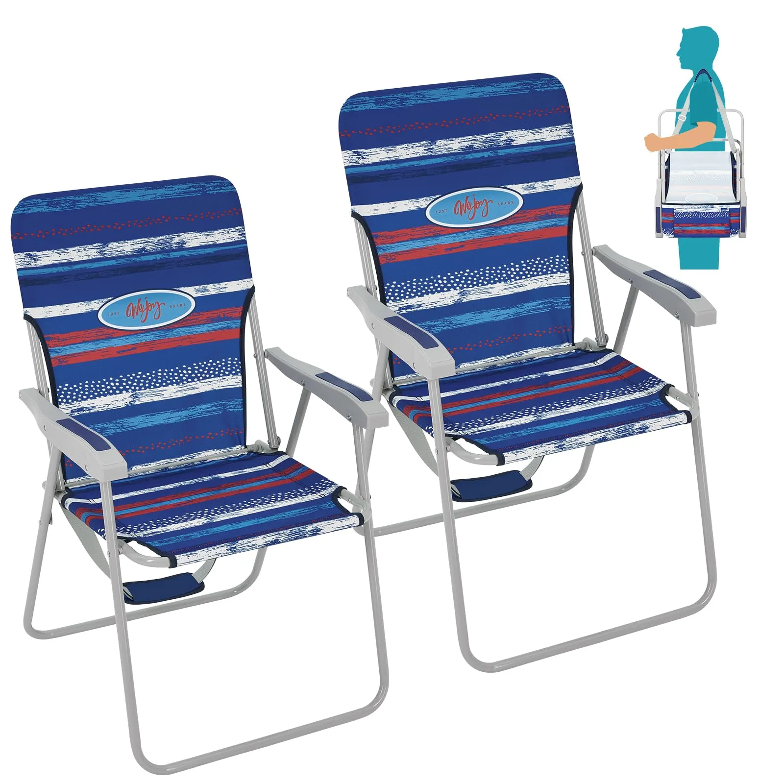 WEJOY Tall Beach Chair