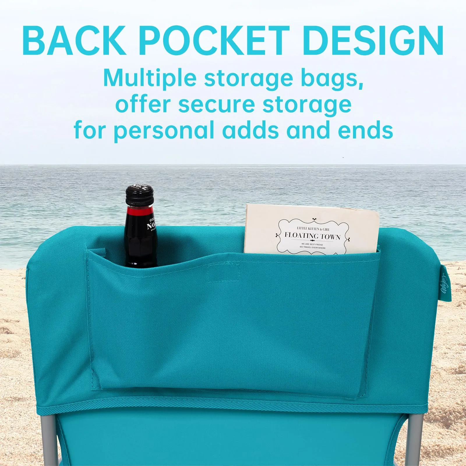 WEJOY Tall Beach Chair