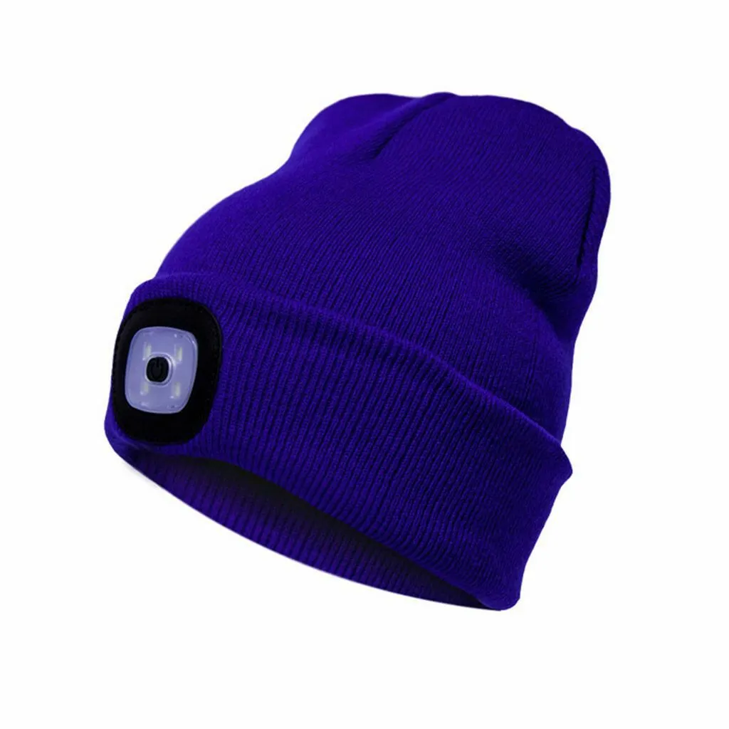 Winter Bright LED Headlamp Beanie