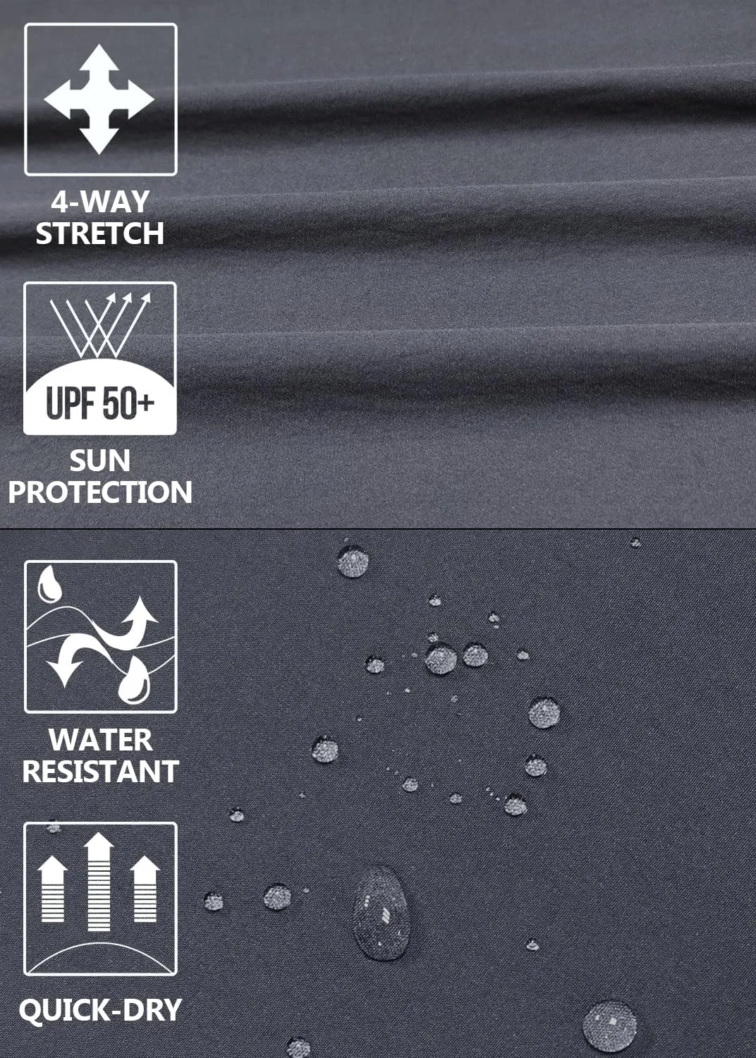 Women's Cargo Capris Hiking Pants Lightweight Waterproof Travel Outfits Camping Clothes Casual Summer Pockets