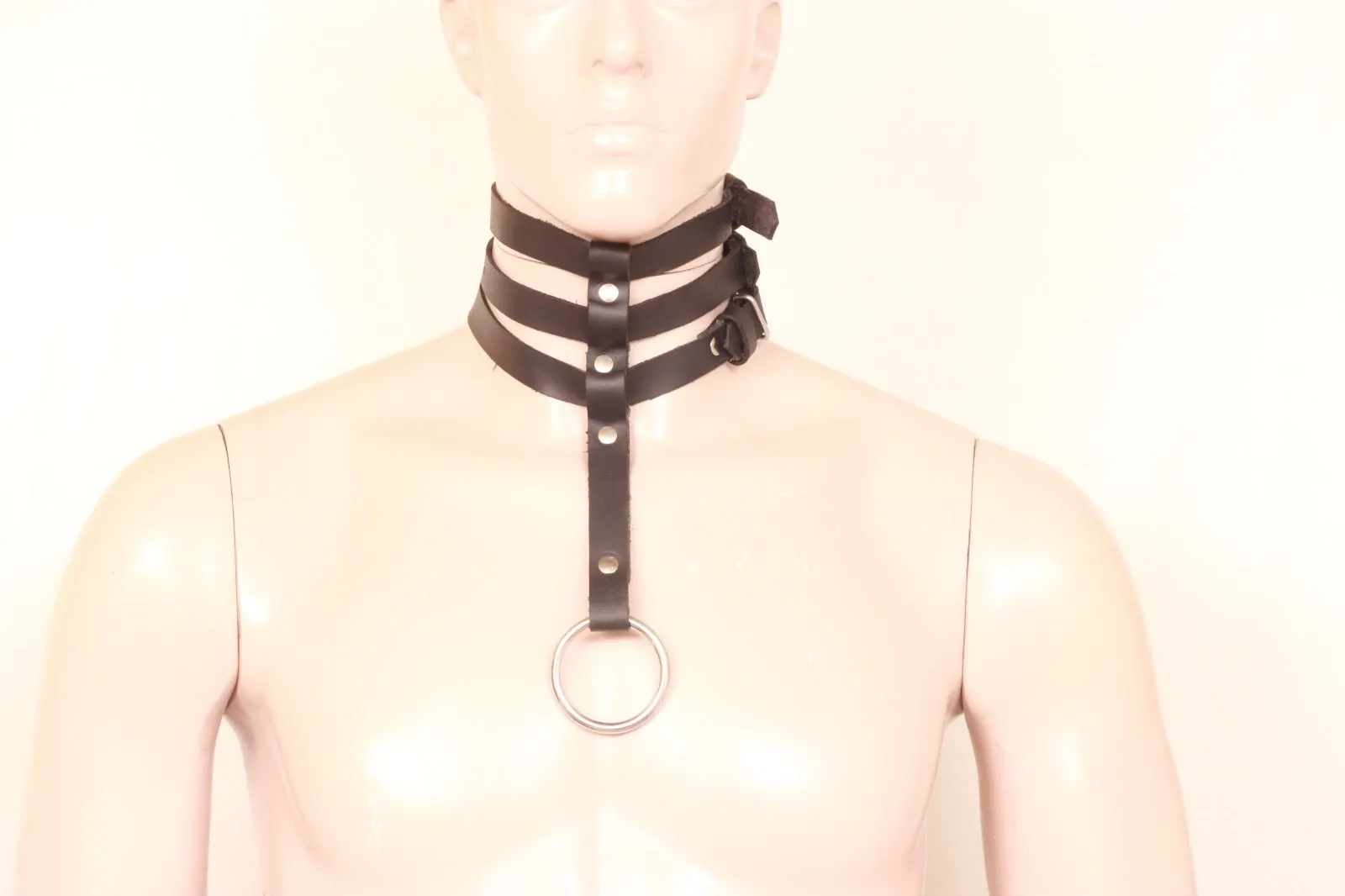 Women's Leather Harness Neck Straps