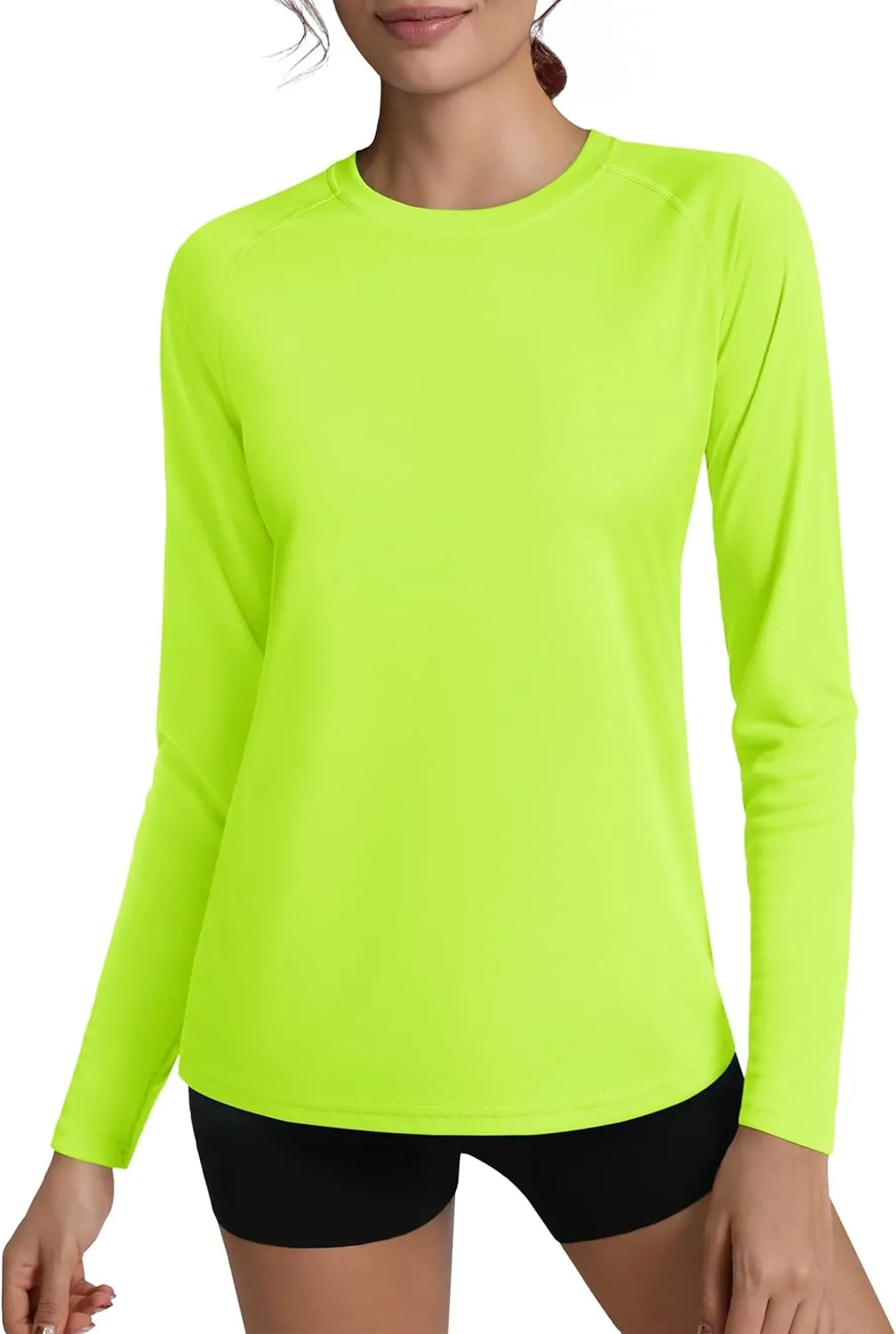 Women's Long Sleeve Shirt UPF 50  UV Sun Protection Rash Guard Lightweight Quick Dry Hiking Workout Tops