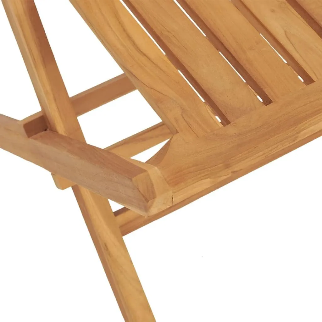 Wooden Folding Patio Chairs 8 pcs 18.5"x18.5"x35" Solid Teak Outdoor Dining Chairs Comfortable Garden Lounge Chairs Folding Garden Furniture