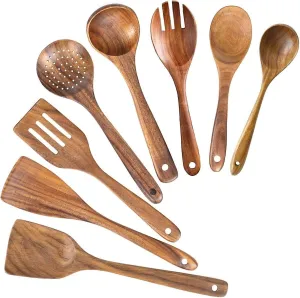 Wooden Spoons For Cookingnonstick Kitchen Utensil Setwooden Spoons Cooking Ute