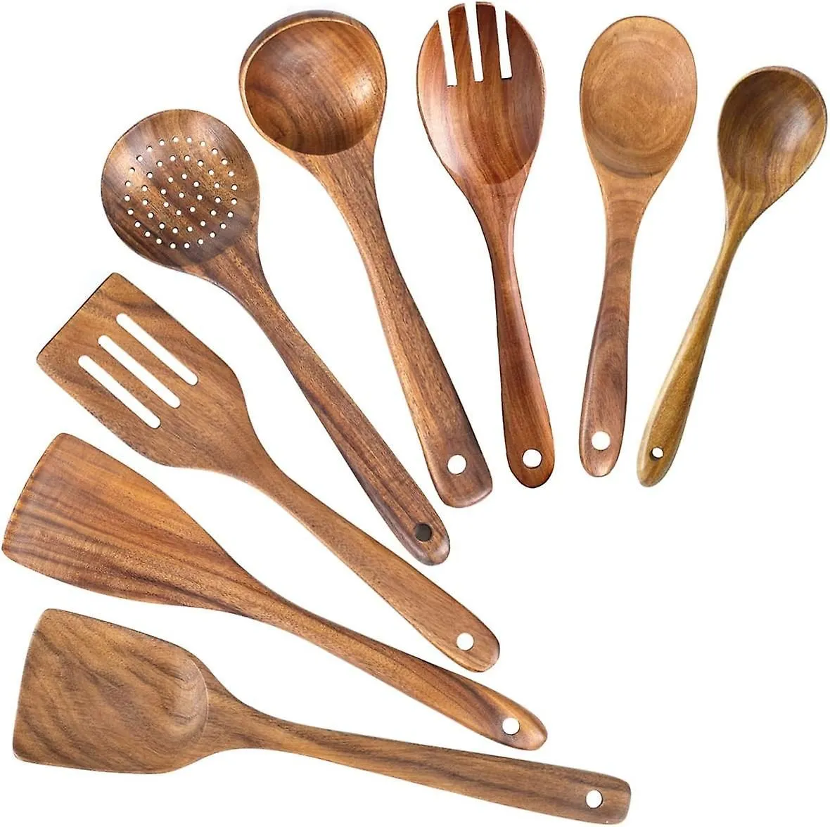 Wooden Spoons For Cookingnonstick Kitchen Utensil Setwooden Spoons Cooking Ute