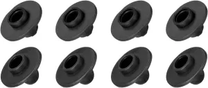 YOKIVE 8 Pcs Camping Chair Foot, Detachable Non-Slip Stool Feet Replacement Accessories, Great for Hiking Picnic Fishing Outdoor (Black, 14,15mm)