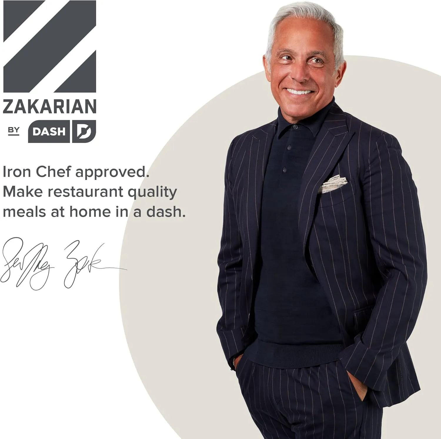 Zakarian by Dash 11 Inch Nonstick Cast Iron Skillet, Titanium Ceramic Coated Frying Pan, Blue