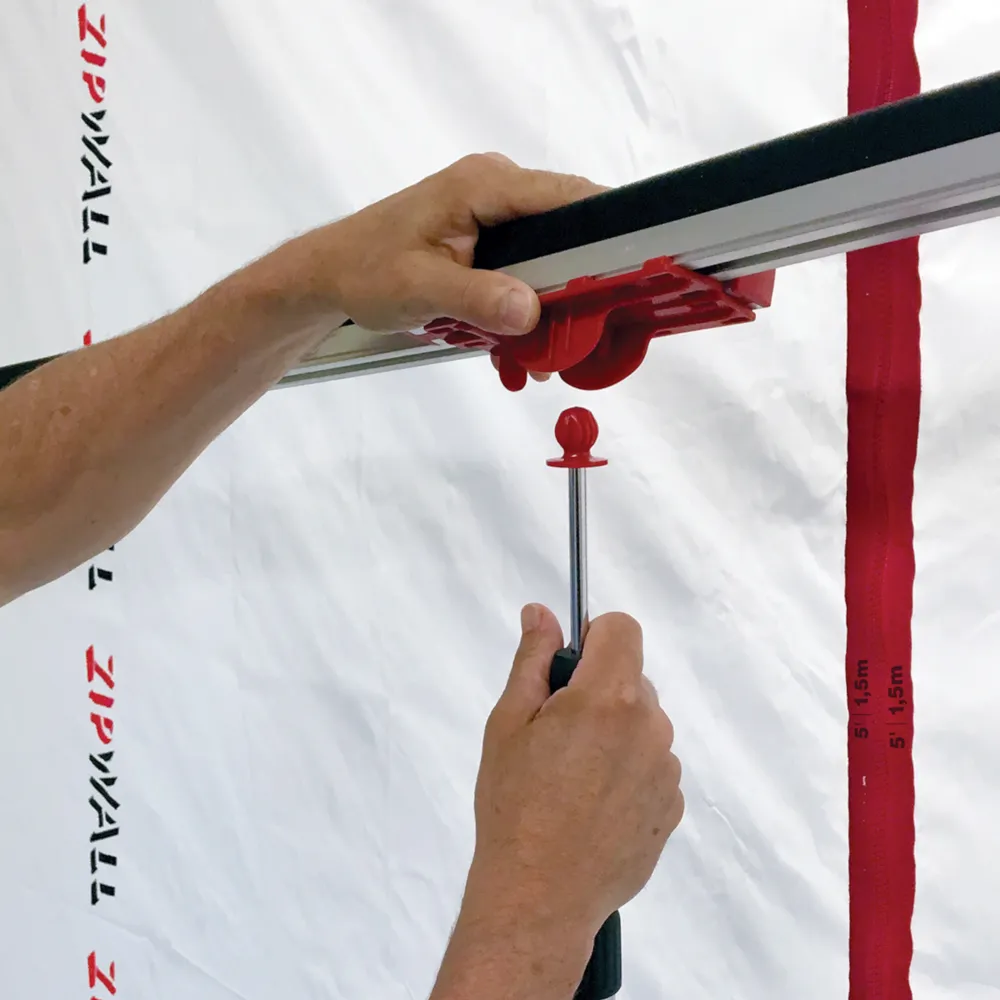 ZipWall FoamRail Span Adjustable Tapeless Seal
