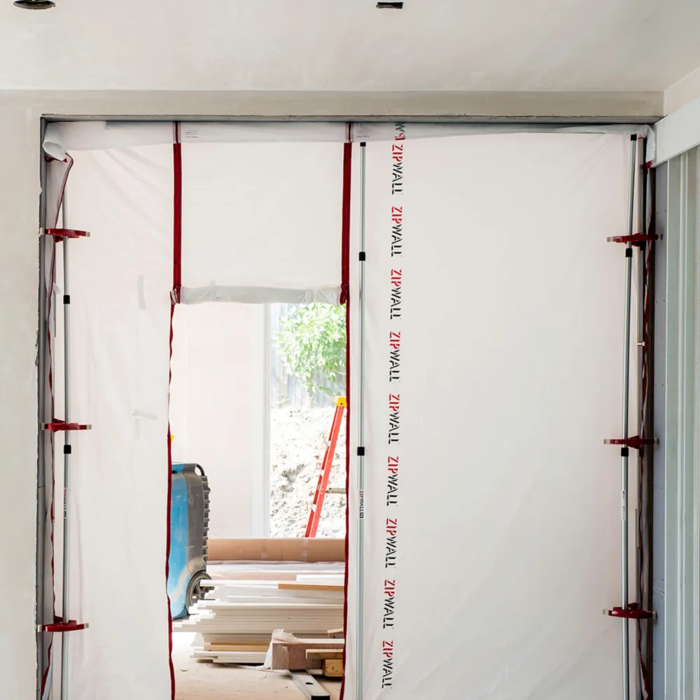 ZipWall FoamRail Span Adjustable Tapeless Seal