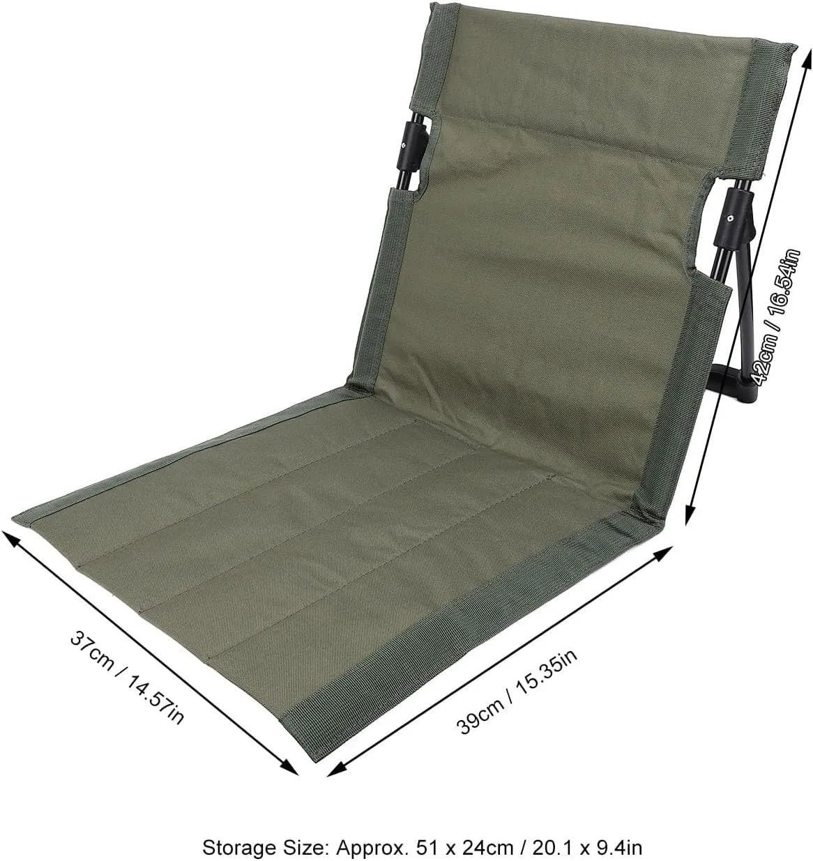 ZJchao Camping Chair, Outdoor Chairs, Folding Chairs for Outside, Camping Folding Chair Lightweight Comfortable Lounge Chair Single Lazy Chair with Backrest for Outdoor Camping Fishing