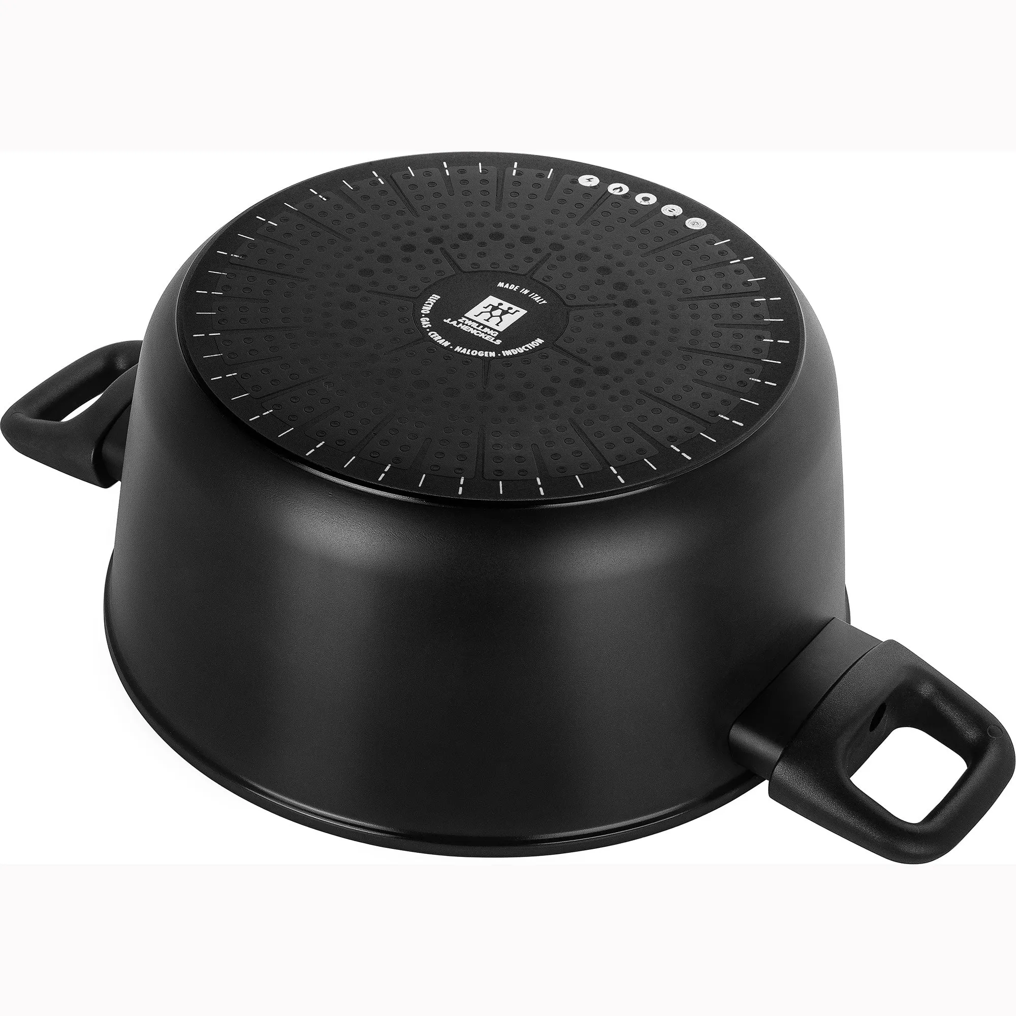 ZWILLING Madura Plus Forged 5-qt Aluminum Nonstick Dutch Oven with Lid - Black